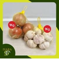 ราคา เซ็ตคู่สุดคุ้ม กระเทียมจีน หอมใหญ่ อย่างละ1กิโล (20750501413)