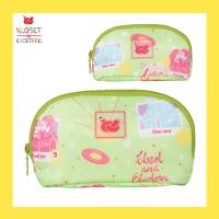 ราคา Kloset Etcetera Prom Night Taffie Curve Bag กระเป๋าเครื่องสำอางใบเล็กขใหญ่ กระเป๋า2ใบ กระเป๋าคลอเส็ท (18500742757)