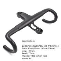 ราคา 2022 ใหม่ Aero แผนที่แฮนด์จักรยาน T800 UD คาร์บอน 380 400 420 440 มม X 80 90 100 110 120 มม (649714303)