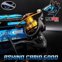 ราคา รอกสปินนิ่ง อาชิโน่ ASHINO CARIO 1000 2000 3000 4000 5000 6000 BLACK GOLD (9385429707)