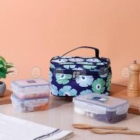 ราคา Super Lock กล่องถนอมอาหารพร้อมกระเป๋า 3 ใบ รุ่น 6155 AAA กล่องป้องกันแบคทีเรีย BPA Free เข้าไมโครเวฟได้ Lunch box กล่องข้าว (20923134605)