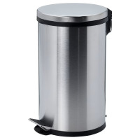 ราคา ถังขยะมีฝา IKEA แบบเหยียบ ถังขยะสแตนเลส ความจุ 5 ลิตร (21040434712)