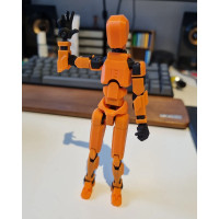 ราคา ของเล่นสำหรับเด็กผู้ชายพิมพ์3D ประกอบและลงสีเองมีดโรบูตุ๊กตาหัวไชเท้าไม้ขีดไฟมีหลายข้อต่อหุ่นยนต์เคลื่อนย้ายได้ทั้งตัว (21118705290)