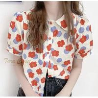 ราคา IT079 TARA Lotus neck shirt เสื้อเชิ้ต กระดุมหน้า คอบัว แขนตุ๊กตา ลายดอกน่ารักๆ เนื้อผ้าไหมอิตาลีอย่างดี ใส่สบาย ไม่ร้อน และมีกระโปรง 2 รุ่นให้ลูกค้าเลือกแมทช์ เนื้อผ้าซาร่า งานสวยมากๆค่ะ (21233283305
