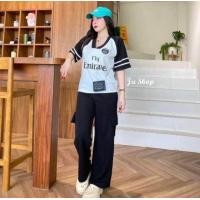 ราคา เซ็ต2ชิ้นbarbie ผ้าเกร็ดปลา พร้อมส่ง กันหนาว (21183232455)