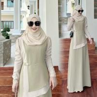 ราคา เดรสมุสลิม ชุดมุสลิม เดรสอิสลาม ชุดออกงานอิสลาม (16364612476)