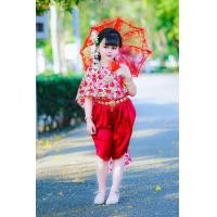 ราคา ชุดไทยเด็ก ชุดไทย ชุดสไบ ชุดโจงกระเบนเด็ก ชุดเด็กย้อนยุค (20365819348)