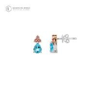 ราคา Maison de Jewels Oro Petite Cotton Candy Earring ต่างหูทอง ทองแท้ 9K สายรุ้ง พลอยธรรมชาติ ต่างหูใส่ทุกวัน ต่างหูแบรนด์ (20613454739)