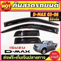 ราคา กันสาด คิ้ว กันสาดประตู 4ประตู ดำทึบ อีซูซุ ดีแม็กซ์ ISUZU D MAX 2002 2003 2004 2005 2006 2007 2008 2009 2010 2011 ใส่ร่วมกันได้ (19490788372)