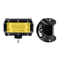 ราคา LED LIGHT BAR ไฟสปอร์ตไลท์ ไฟหน้ารถ ไฟท้าย 72W 12V 24V รุ่น COMBO BEAM ทรงเหลี่ยม เเสงขาว งานพ 1 ชิ้น (20992565470)