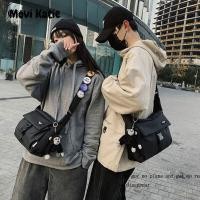 ราคา Movi Katie กระเป๋าผ้า กระเป๋า พายข้าง กระเป๋าผู้ชาย กระเป๋าสะพายข้างแบบลำลองสำหรับนักเรียนญี่ปุ่นกระเป๋าสะพายข้างเดียว กระเป๋าแฟชั่น (16097909742)