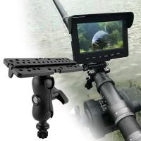 ราคา ทนทานเครื่องมือตกปลาสะดวกเป็นประโยชน์ลูกบอลซิลิโคนฐานภูเขา Fishfinder GPS แผ่นหมุนเครื่องตรวจจับปลาสำหรับครัวเรือน (9372609019)