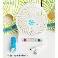 ราคา พัดลม TPK 44 พัดลมตั้งโต๊ะ พัดลมมินิ ปรับได้ 3 ระดับ มีไฟฉายในตัว มีสายชาร์จ USB แบบพกพา ใช้งานสะดวก แถมถ่าน (920686282)