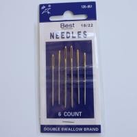 ราคา เข็มเย็บผ้า เข็มปักผ้า หัวทอง ปลายแหลม (20869066795)