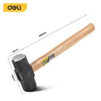 ราคา Deli ค้อนทุบหิน ค้อนปอนด์ ค้อนเหล็ก 1 4 1 8 กิโลกรัม ทุบหิน ด้ามไม้ หัวเหล็กกล้า แข็งแรง จับกระชับมือ Sledge Hammer (20584367652)