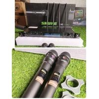 ราคา SHURE AD4D รุ่น2หน้าจอ ไมค์ลอยคู่ ไมโครโฟนไร้สาย 4 เสา ตัวฮิตยอดนิยม UHF สัญญาณไกลถึง 200 เมตร ระดับมืออาชีพ รัปกันสินค้า ส่งฟรี (21349015315)