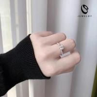 ราคา LS แหวนแฟชั่นสตรีแพลทินัม แหวนสวย ของขวัญ เครื่องประดับสตรี r2362 (21199364252)