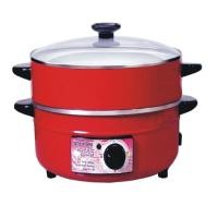 ราคา IMARFLEX กระทะไฟฟ้าอลูมิเนียม รุ่น MP 14 ขนาด 3 ลิตร ซึ้ง 1 ชั้น ฝาแก้ว (12857700035)