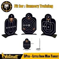 ราคา WoSporT IPSC IDPA Metal Small Target Steel Man Iron 3Pcs (20922809816)