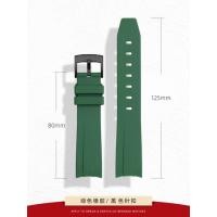 ราคา สายนาฬิกายางสำหรับ Omega X Swatch Joint MoonSwatch Constellation Sports 20มม สายนาฬิกาปลายโค้งสำหรับนาฬิกา Rolex (19645726987)