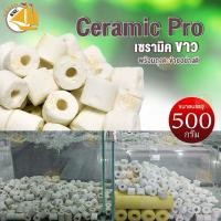 ราคา ลดล้างสต๊อก Ceramic Ring เซรามิค ริง สำหรับกรองน้ำบ่อปลา ring ขาวเรียบ ผิวเรียบ พร้อมถุงตาข่าย น้ำหนัก 500 กรัม (21166312908)