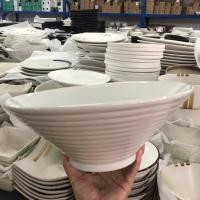 ราคา ถ้วยเซรามิค ชามเซรามิค ถ้วยราเมง ชามราเมง ceramic bowl ขนาด 10 นิ้ว ชามก๋วยเตี๋ยว ถ้วยใส่ก๋วยเตี๋ยว ถ้วยชามราคาถูก ชามใบใหญ่ เข้าไมโครเวฟได้ (20936383680)