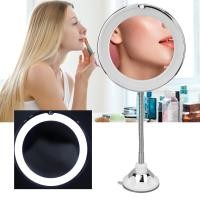 ราคา wilkl Magnifying Mirror 10X Magnification LED Fill Light Suction Cup Adjustable Gooseneck Makeup Mirror For Home Office (18853989104)