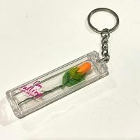 ราคา พวงกุญแจดอกกุหลาบหลอดแก้ว พร้อมส่ง (17277624174)