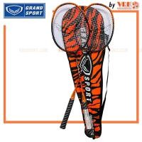 ราคา Grand Sport ไม้แบดคู่ พร้อมกระเป๋าใส่ รุ่น TIGER รหัส 372206 ไม้แบดเฟรมอลููมิเนียม (20788006720)