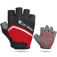 ราคา WEST BIKING Cycling Bike Half Short Finger Gloves Shockproof Breathable MTB Road Bicycle Gloves Men Women Sports (19380969007)