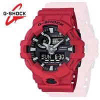 ราคา CASIO G SHOCK นาฬิกาข้อมือผู้ชาย สายเรซิ่น รุ่น GA 110HR 1A Red and black GA 110 1BER Grey and Black (16113884904)