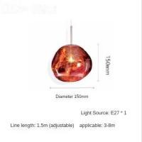 ราคา HEIKESZ โคมไฟแชนเดอเลียร์ตกแต่งบาร์ร้านเสื้อผ้าสไตล์โคมไฟลาวาสไตล์นอร์ดิกโคมไฟแชนเดอเลียร์สำหรับห้องนั่งเล่นห้องนอนโคมไฟแชนเดอเลียร์ไฟเพดานห้อง (20152932760)