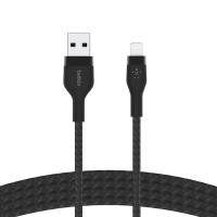 ราคา Belkin สายชาร์จไอโฟน Pro Flex USB to Lightning 1 เมตร มี MFi รองรับชาร์จเร็ว 12 วัตต์ และโอนข้อมูล 480Mbps รองรับ Car Play รุ่น CAA010 (11347732966)
