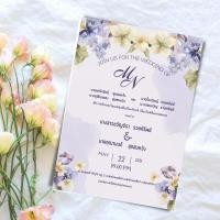 ราคา Abiz การ์ดแต่งงานมินิมอล พร้อมซอง ออกแบบพร้อมพิมพ์ให้ฟรี การ์ดแต่งงานหน้าเดียว การ์ดงานแต่ง จำนวน 40 ใบ แต่งงาน การ์ด การ์ต งานแต่ง (14338363099)