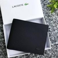 ราคา กระเป๋าสตางค์ผู้ชาย Lacoste งานแท้Outlet ขนาด 4 5 นิ้ว มี 2 สี ดำ กรม อุปกร์ ป้ายแบรนด์ กล่องแบรนด์ ถุงกระดาษแบรนด์ (21123647159)