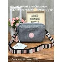 ราคา KIPLING ABANU Mini Crossbody Bag with Adjustable Shoulder Strap กระเป๋าสะพายข้างรุ่นใหม่จากคอลเลคชั่น Grey Weave ขนาดมินิ งานแบรนด์แท้outlet (16398300900)