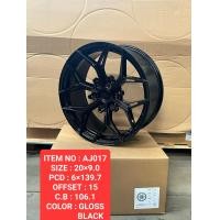 ราคา ล้อแม็ก 20 AJ017 SIZE 20 9 0 PCD 6 139 7 OFFSET 15 C B 106 1 COLOR GLOSS BLACK (21008463111)