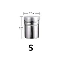 ราคา ส่งฟรี กระปุกโรยผง กระปุกโรยผงโกโก้ มี 3ขนาด กระปุกโรยผงสแตนเลส กระปุกโรยผง มีฝาปิด ขวดโรยผงโกโก้ (20883116796)
