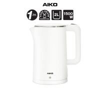 ราคา AIKO AK K200 สีขาว เหยือกต้มน้ำร้อน 2 L สแตนเลสฟู้ดเกรด 304 รับประกันการใช้งาน 1 ปี (20118941236)