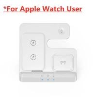 ราคา แท่นชาร์จไร้สายแบบ3 in 1สำหรับ iPhone 15 14 13 Samsung S22 S21 Galaxy Watch 5 4 3ตาชาร์จเร็วแท่นชาร์จเร็ว (21171014243)