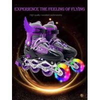 ราคา รองเท้าสเก็ต โรลเลอร์เบลด Roller Skate รองเท้าอินไลน์สเก็ต In line Skate รองเท้าสเก็ตสำหรับเด็กของเด็กหญิงและชาย โรลเลอร์สเกต อินไลน์สเก็ต size S M L (17395793330)
