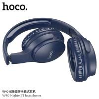 ราคา HOCO W40 หูฟังบลูทูธเฮดโฟน พับเก็บได้ หูฟังครอบหูแบบไร้สาย เบสแน่น ใช้ต่อเนื่องได้ 7ชม รองรับ Aux 3 5mm TF Card hc3 (20213048063)