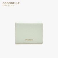 ราคา COCCINELLE กระเป๋าสตางค์ผู้หญิง รุ่น METALLIC สี CELADON GREEN (21008035720)