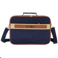 ราคา BAGS BKK กระเป๋าสะพายไหล่ BONIA กระเป๋าถือ กระเป๋าใส่เอกสาร กระเป๋าทรงแมสเซนเจอร์ ขนาด 16 นิ้ว รุ่น 4621 (20448603841)