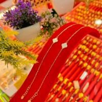 ราคา สร้อยข้อมือทองคำแท้ครึ่งสลึง งานลงยา หนัก 1 9 กรัม ทองคำแท้ 96 5 ขายได้ จำนำได้ มีใบรับประกัน (18075477249)