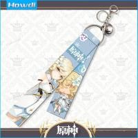 ราคา Genshin พวงกุญแจจี้กระดิ่งขนาดเล็กริบบิ้นผลกระทบพวงกุญแจเครื่องราง Noelle Bennett Kaeya (20477285931)