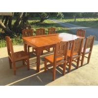 ราคา ชุดโต๊ะอาหาร ชุดโต๊ะอาหารรูปกวาง ขนาด 8 ที่นั่ง ทั้งชุดทำจากไม้สักแท้จากเมืองแพร่ ส่งฟรี ยกเว้นภาคใต้ (10466822324)