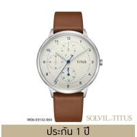 ราคา Solvil et Titus โซวิล เอ ติตัส นาฬิกาผู้ชาย Nordic Tale มัลติฟังก์ชัน ระบบควอตซ์ สายหนัง ขนาดตัวเรือน 42 มม W06 03142 (20047646207)
