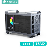 ราคา Yottamaster 4 Bay Raid ฮาร์ดไดรฟ์ RBG สิ่งที่แนบมา USB 3 0 5Gbps Type B SATA จัดเก็บข้อมูลฮาร์ดไดรฟ์ภายนอก 4X18TB รองรับ RAID 0 1 5 10 JBOD ClONE ฮาร์ดไดรฟ์ปกติ RAID Storage (20888900485)