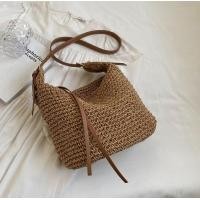 ราคา กระเป๋าสาน สะพายมีสายยาว crossbody สายหนัง มีซับใน M243 (21268625752)